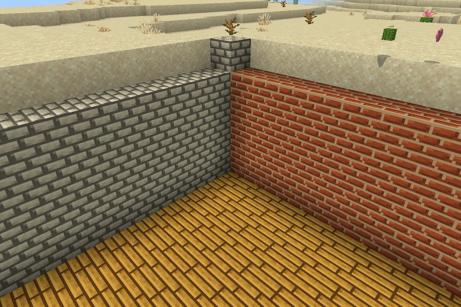 Hearthside Cottage inside Minecraft