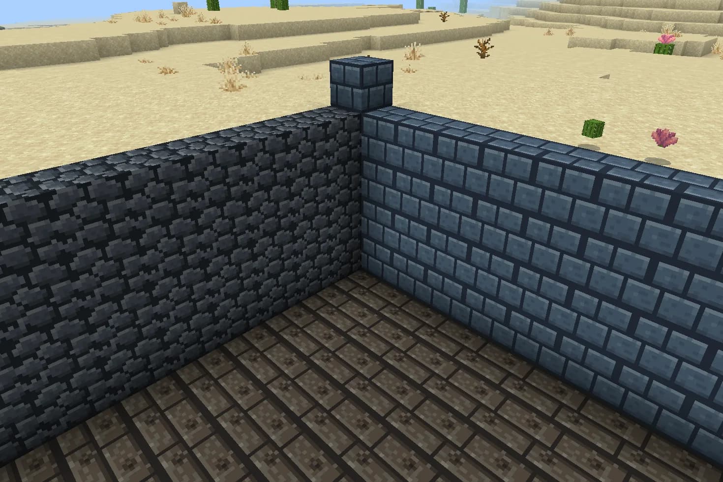 Slatehaven Keep inside Minecraft