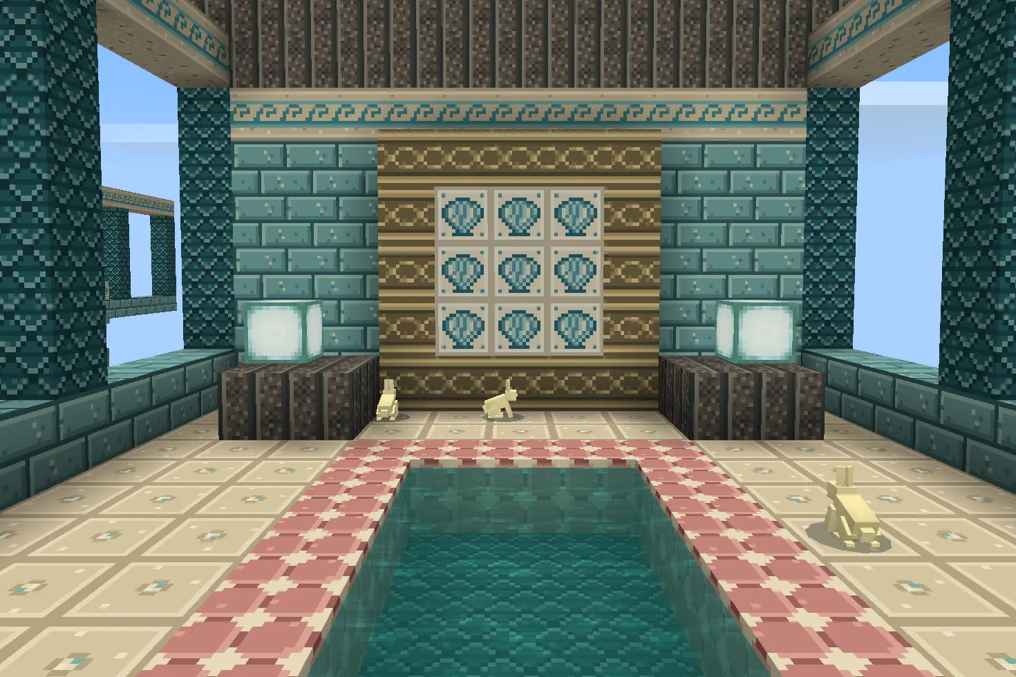 Thalassa Mosaic inside Minecraft