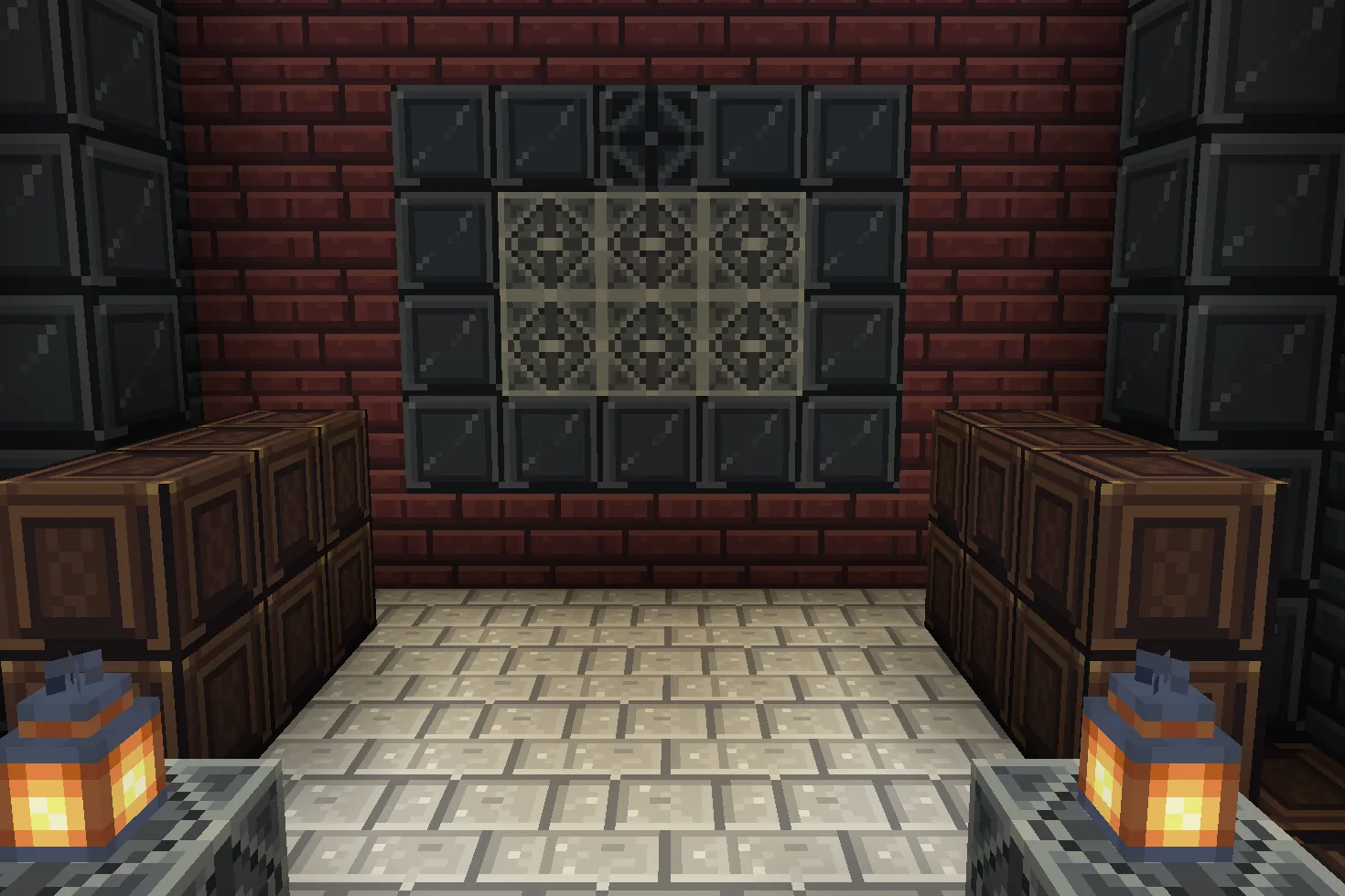 Vesper Hall inside Minecraft