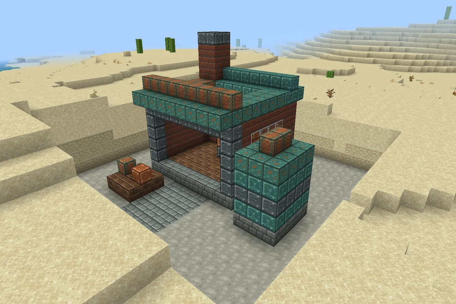 Cinderworks Foundry inside Minecraft