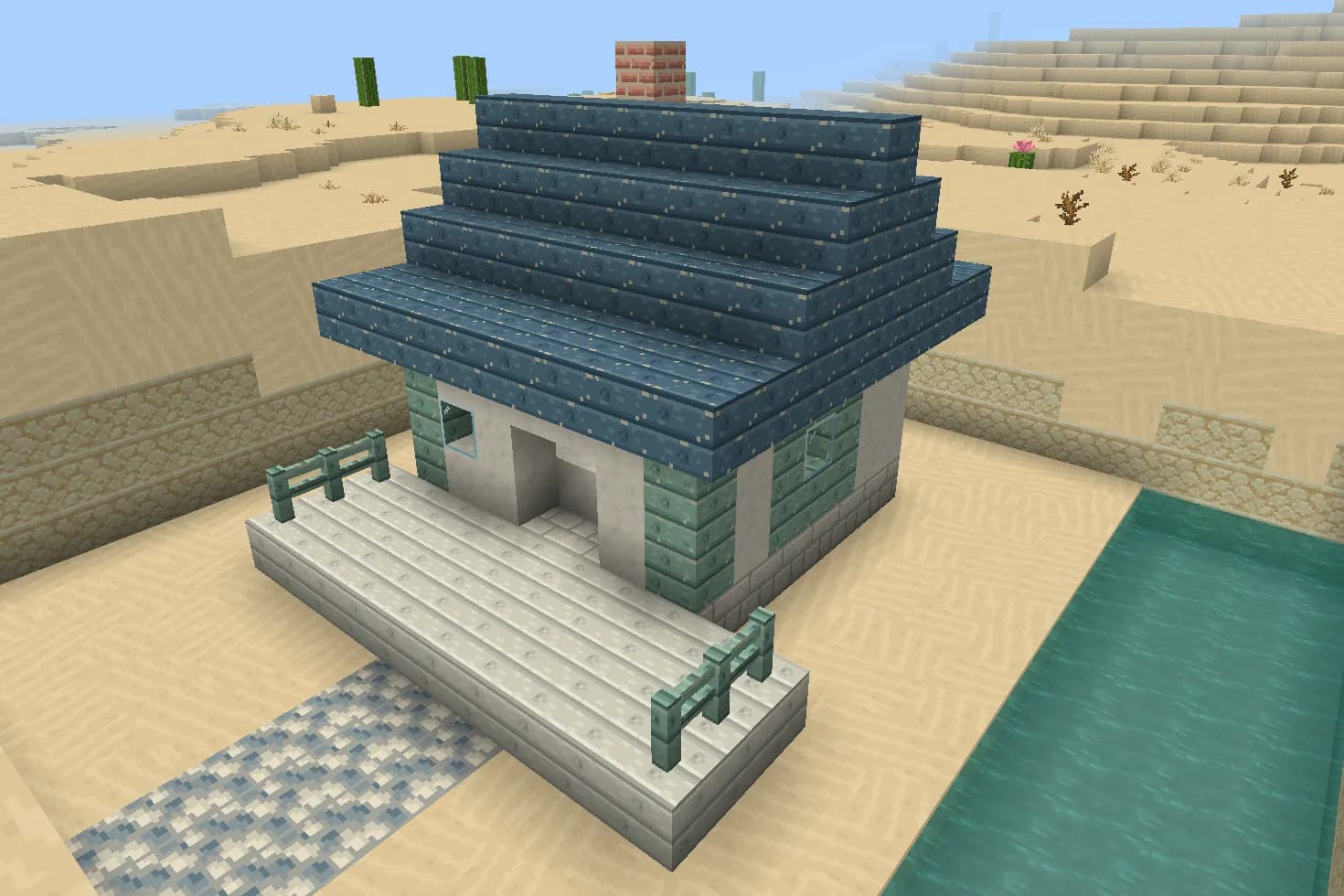 Saltwind Harbor inside Minecraft
