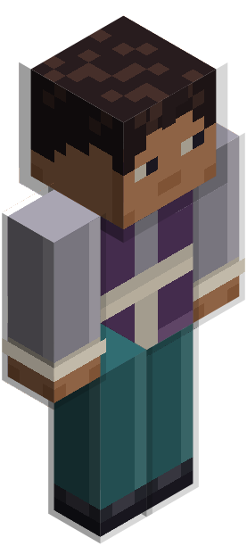 Dusky Sash, seen from the front