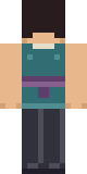 Teal Feint Classic, back