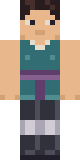 Teal Feint Classic, front