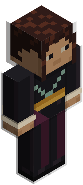 Obsidian Keeper, seen from the front