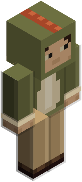 Fernback Kid, seen from the front